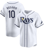 Tampa Bay Rays #10 Amed Rosario White JEROMEN Home Limited Stitched Jersey