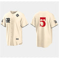 Texas Rangers #5 Corey Seager Cream JEROMEN 2023 World Series City Connect Stitched Jersey