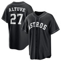 Houston Astros #27 Jose Altuve Black JEROMEN Lights Out Limited Stitched Jersey
