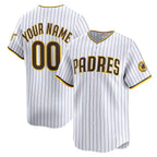 Custom San Diego Padres White JEROMEN Home Limited Jersey