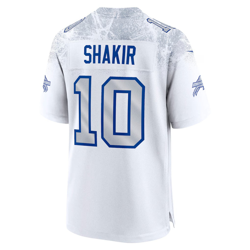 B.Bills #10 Khalil Shakir White 2025 Rivalries Collection Game Jersey cheap Men Women youth Football Jerseys
