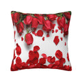 Keyword3 Liner Red Rose Petals Pillow 18x18in - Main Image