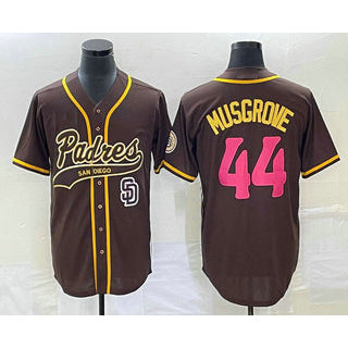 San Diego Padres #44 Joe Musgrove Brown JEROMEN NEW 2023 City Connect Cool Base Stitched Jersey
