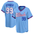 Atlanta Braves #99 Spencer Strider Powder Blue JEROMEN 2026 City Connect Stadium Jersey