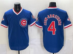 Chicago Cubs #4 Pete Crow-Armstrong Royal JEROMEN 150th Anniversary Throwback Vapor Limited Stitched Jersey