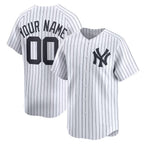 Custom New York Yankees White JEROMEN Home Limited Jersey