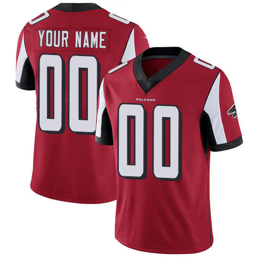 Custom A.Falcons Home Red JEROMEN Vapor Untouchable Limited Jersey