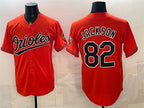 Baltimore Orioles #82 Jeremiah Jackson Orange JEROMEN Cool Base Stitched Jersey