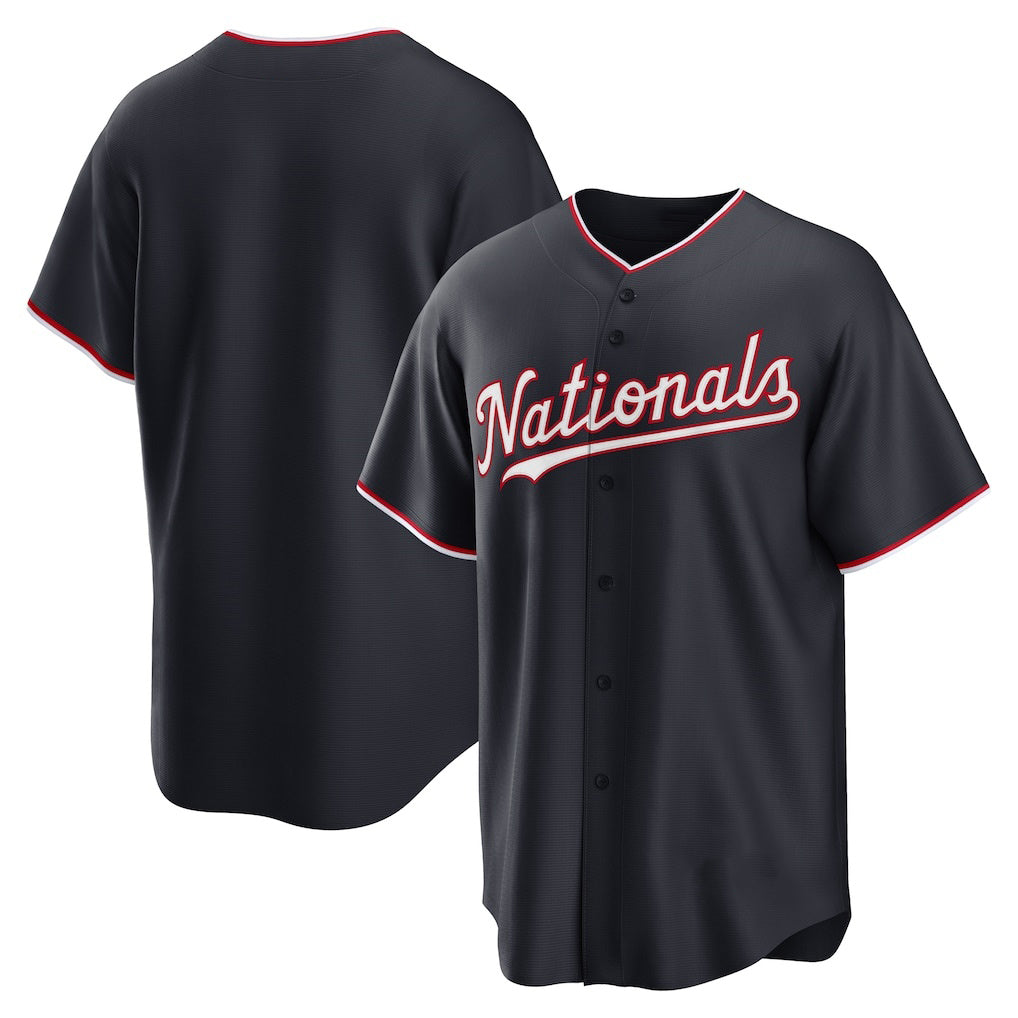 Washington Nationals Navy JEROMEN Alternate Replica Jersey