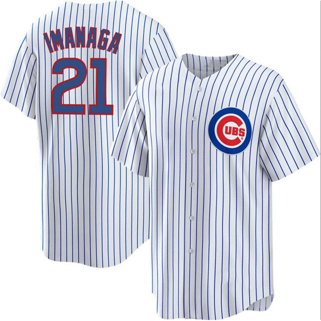Chicago Cubs #21 Sh¨­ta Imanaga White JEROMEN Cool Base Stitched Baseball Jersey