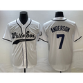 Chicago White Sox #7 Tim Anderson White JEROMEN Cool Base Stitched Jersey