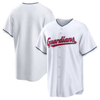 Cleveland Guardians White JEROMEN Home Blank Replica Jersey