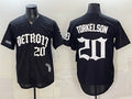 Detroit Tigers #20 Spencer Torkelson 2026 Black JEROMEN 'Motor Gothic Edition' Vapor Premier Limited Stitched Jersey