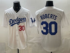 Los Angeles Dodgers #30 Dave Roberts White JEROMEN 2026 Home Limited Stitched Jersey