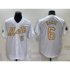 New York Mets #6 Starling Marte Number White JEROMEN 2022 All Star Stitched Cool Base Jersey