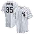 Chicago White Sox #35 Frank Thomas White JEROMEN Home Retired Player Replica Jersey