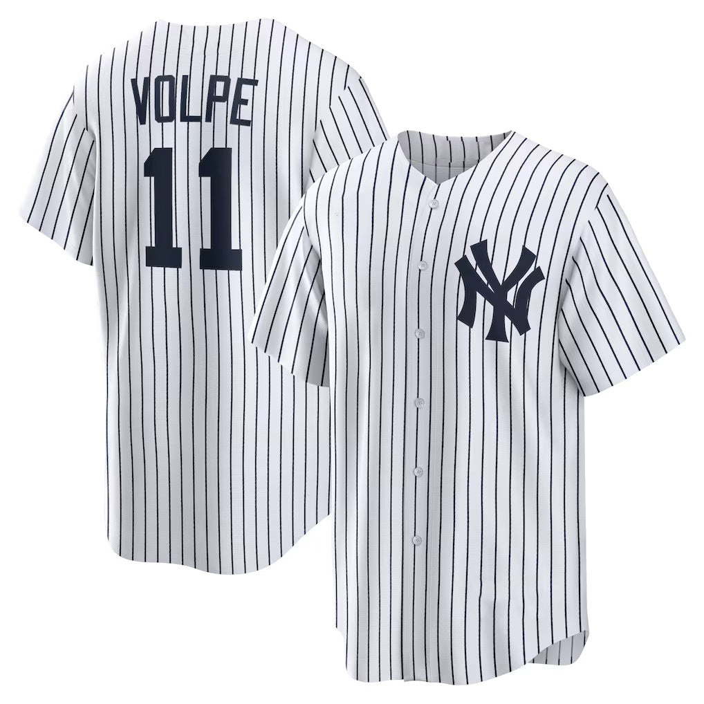 New York Yankees #11 Anthony Volpe White JEROMEN Home Replica Player Jersey