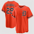 Detroit Tigers #29 Tarik Skubal Orange JEROMEN Alternate Stitched Jersey