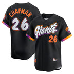 San Francisco Giants #26 Matt Chapman Black JEROMEN Anthracite 2025 City Connect Limited Jersey