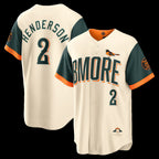 Baltimore Orioles #2 Gunnar Henderson Natural JEROMEN 2026 City Connect Stadium Jersey