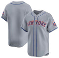 New York Mets Blank 2024 Gray JEROMEN Away Limited Stitched Jersey