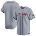 New York Mets Blank 2024 Gray JEROMEN Away Limited Stitched Jersey