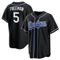 Los Angeles Dodgers #5 Freddie Freeman Black JEROMEN Lights Out Limited Stitched Jersey