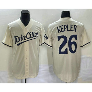 Minnesota Twins #26 Max Kepler Cream JEROMEN 2022 City Connect Cool Base Stitched Jersey