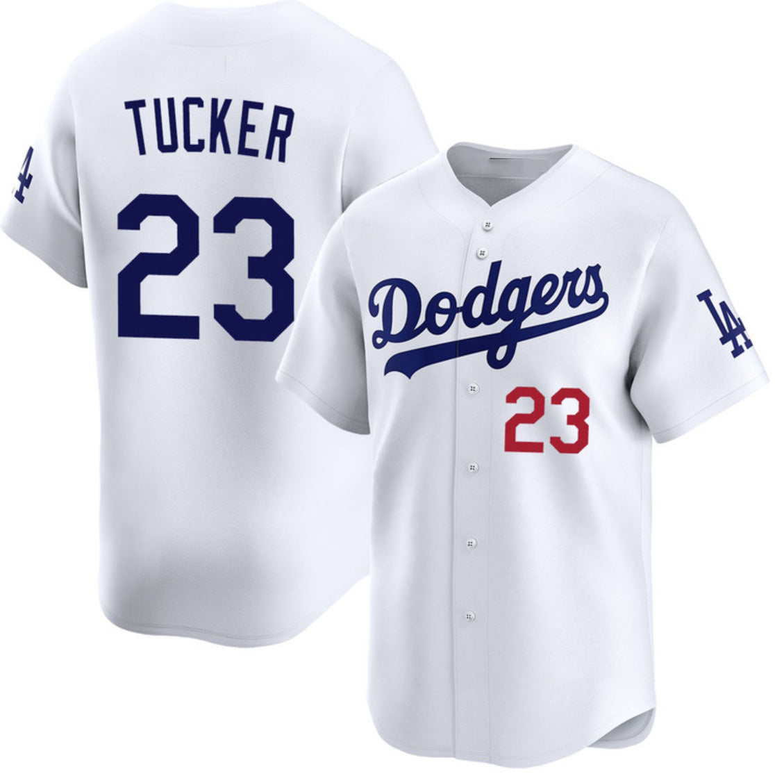 Los Angeles Dodgers #23 Kyle Tucker White JEROMEN 2026 Home Limited Stitched Jersey
