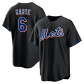 New York Mets #6 Starling Marte Black JEROMEN Stitched Cool Base Jersey
