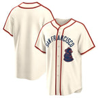 San Francisco Giants Blank Cream JEROMEN 2024 Rickwood Classic Stitched Jersey