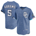 Washington Nationals #5 CJ Abrams Blue JEROMEN 2025 City Connect Limited Jersey
