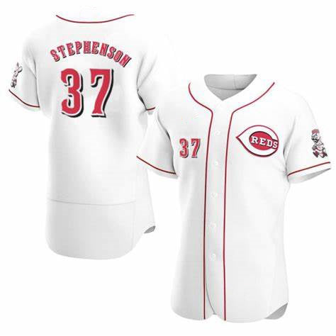 Cincinnati Reds #37 Tyler Stephenson White JEROMEN Stitched Flex Base Jersey