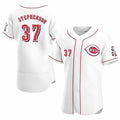 Cincinnati Reds #37 Tyler Stephenson White JEROMEN Stitched Flex Base Jersey