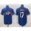 Los Angeles Dodgers #17 Shohei Ohtani Blue JEROMEN Mexico Stitched Jersey