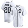 Detroit Tigers #20 Spencer Torkelson White JEROMEN Home Limited Player Jersey