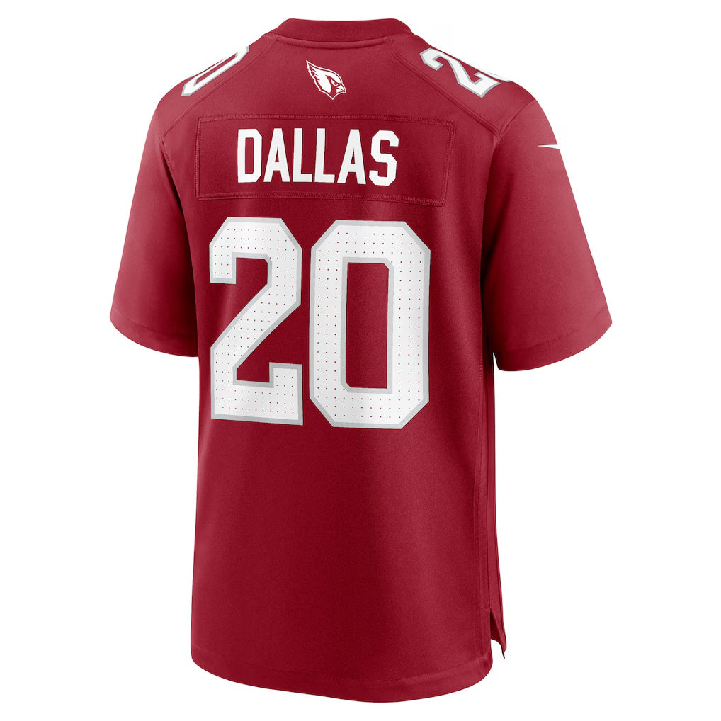 A.Cardinals #20 DeeJay Dallas Cardinal JEROMEN Team Game Jersey