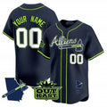 Custom Atlanta Braves Atliens Vapor Premier Limited Jersey V2 ¨C All Stitched-Navy JEROMEN