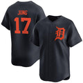 Detroit Tigers #17 Jace Jung Black JEROMEN 2024 Alternate Limited Stitched Jersey