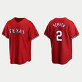 Texas Rangers #2 Marcus Semien Red JEROMEN Cool Base Stitched Jersey