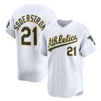 Oakland Athletics #21 Tyler Soderstrom White JEROMEN Home Limited Player Jersey 2