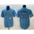 Toronto Blue Jays #39 Trey Yesavage Blue JEROMEN 2025 World Series Home Cool Base Stitched Jersey