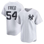 New York Yankees #54 Max Fried White JEROMEN Home Limited Player Jersey 2