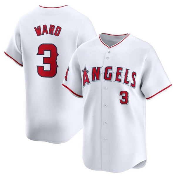 Los Angeles Angels #3 Taylor Ward White JEROMEN Home Limited Stitched Jersey
