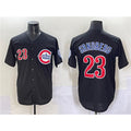 Chicago Cubs #23 Ryne Sandberg Black JEROMEN Limited Stitched Jersey