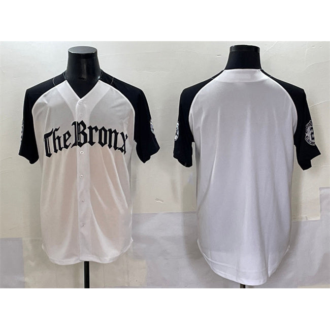 New York Yankees Blank White Black JEROMEN 'Gothic Legacy Edition' Vapor Premier Limited Stitched Jersey