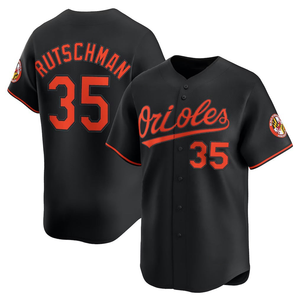 Baltimore Orioles #35 Adley Rutschman Black JEROMEN Alternate Limited Player Jersey