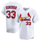 St. Louis Cardinals #33 Brendan Donovan White JEROMEN Home Limited Player Jersey