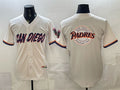 San Diego Padres Team Big Logo Cream JEROMEN 2026 City Connect Stadium Stitched Jersey