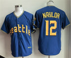 Seattle Mariners #12 Josh Naylor Royal JEROMEN 2025 Cool Base Stitched jersey